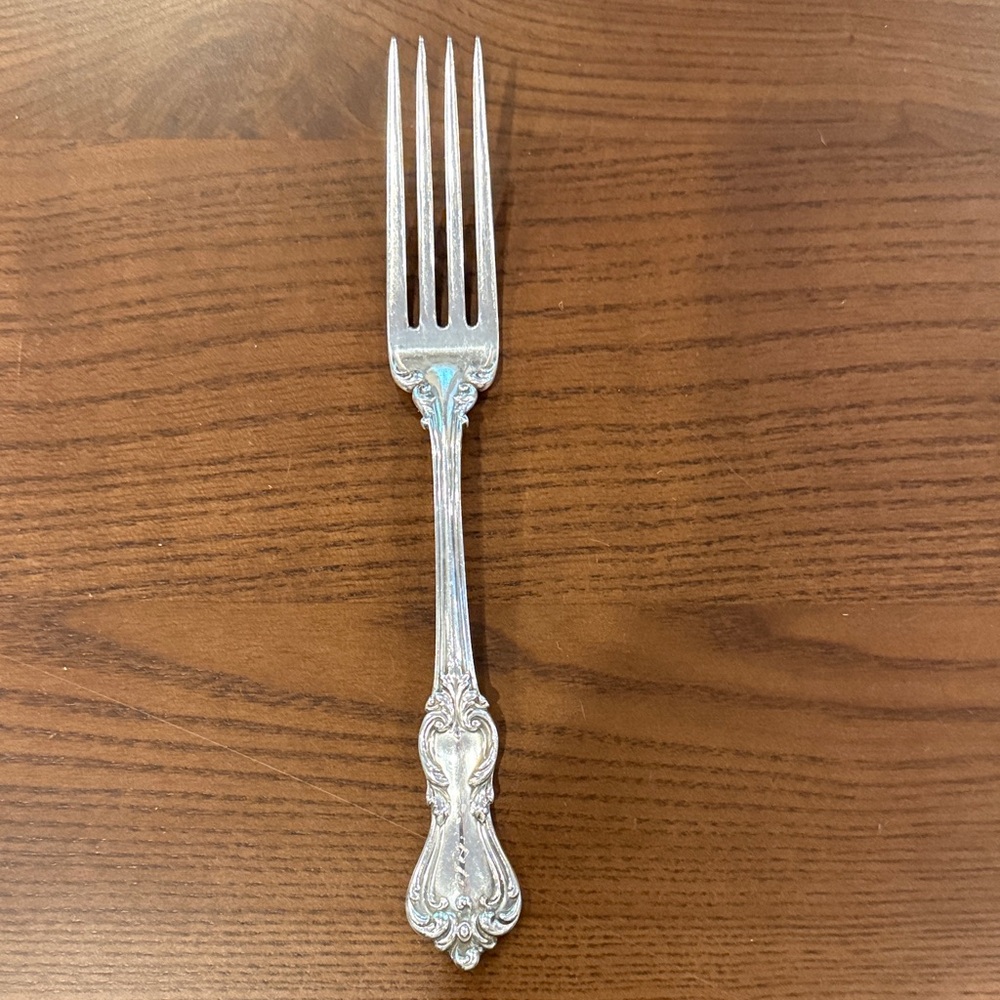 Vintage Ornate Silverplate Dinner Fork - Elegant Classic Design